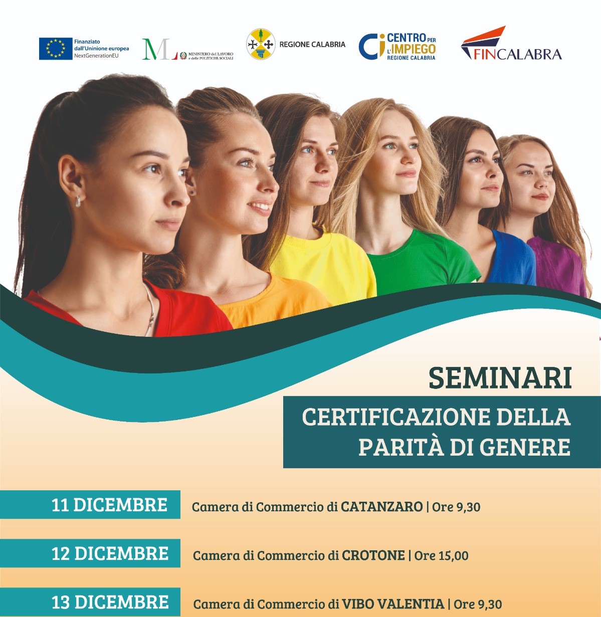 Certificazione parità di genere: un ciclo di seminari nelle province calabresi indirizzati alle imprese