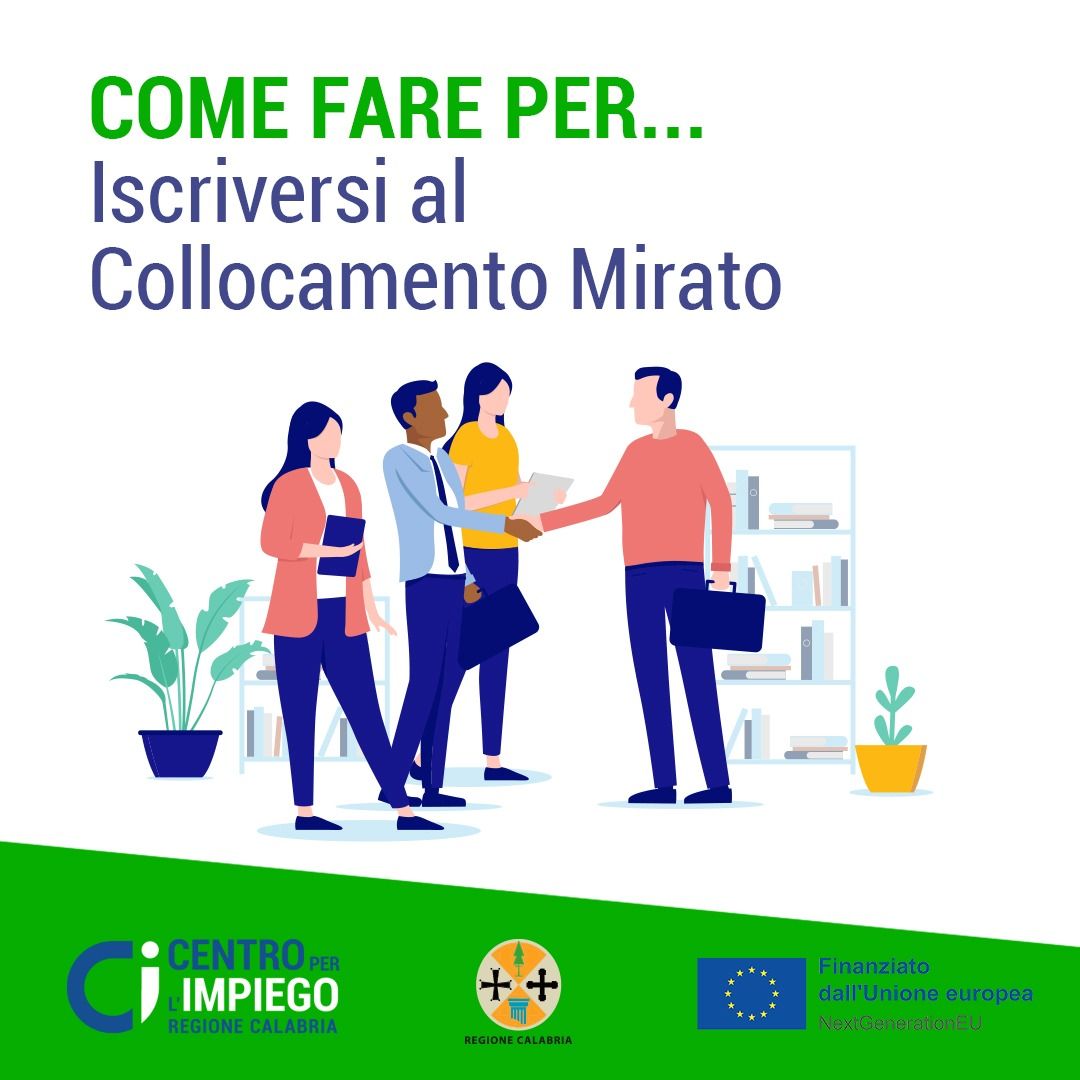 Come fare per iscriversi al collocamento mirato