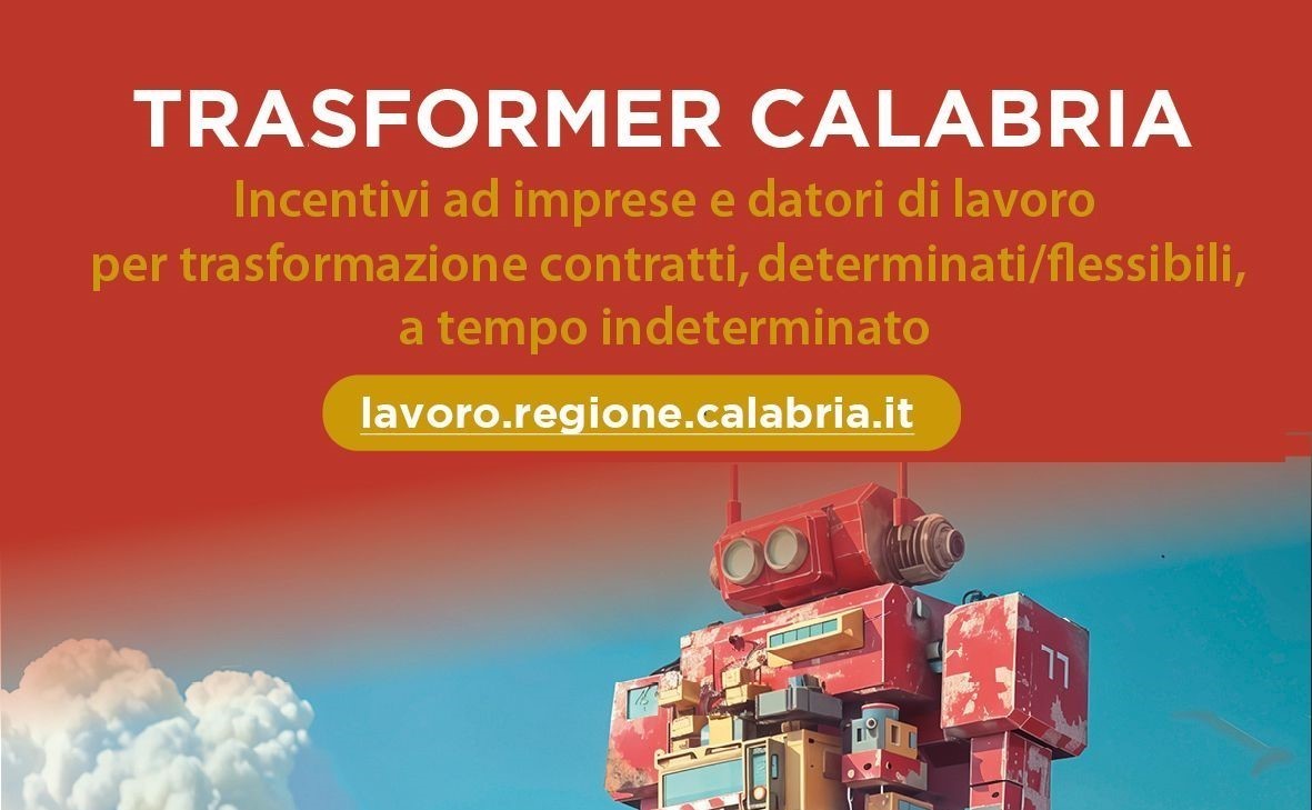 Incentivi per la Stabilizzazione e Formazione del Personale – Pre-informazione Avviso Trasformer Calabria